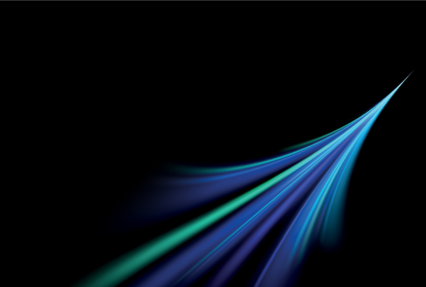 Precision Banner - Abstract image with black background and purple shape